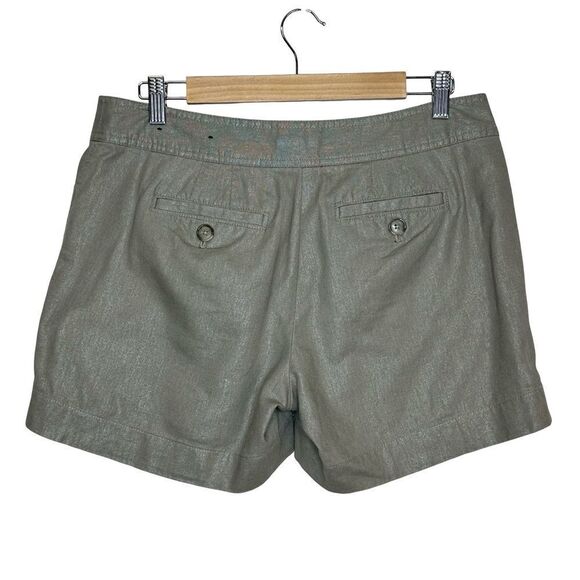 ANN TAYLOR Signature Linen/Cotton Taupe Gray Color Size 4 - Picture 3 of 12